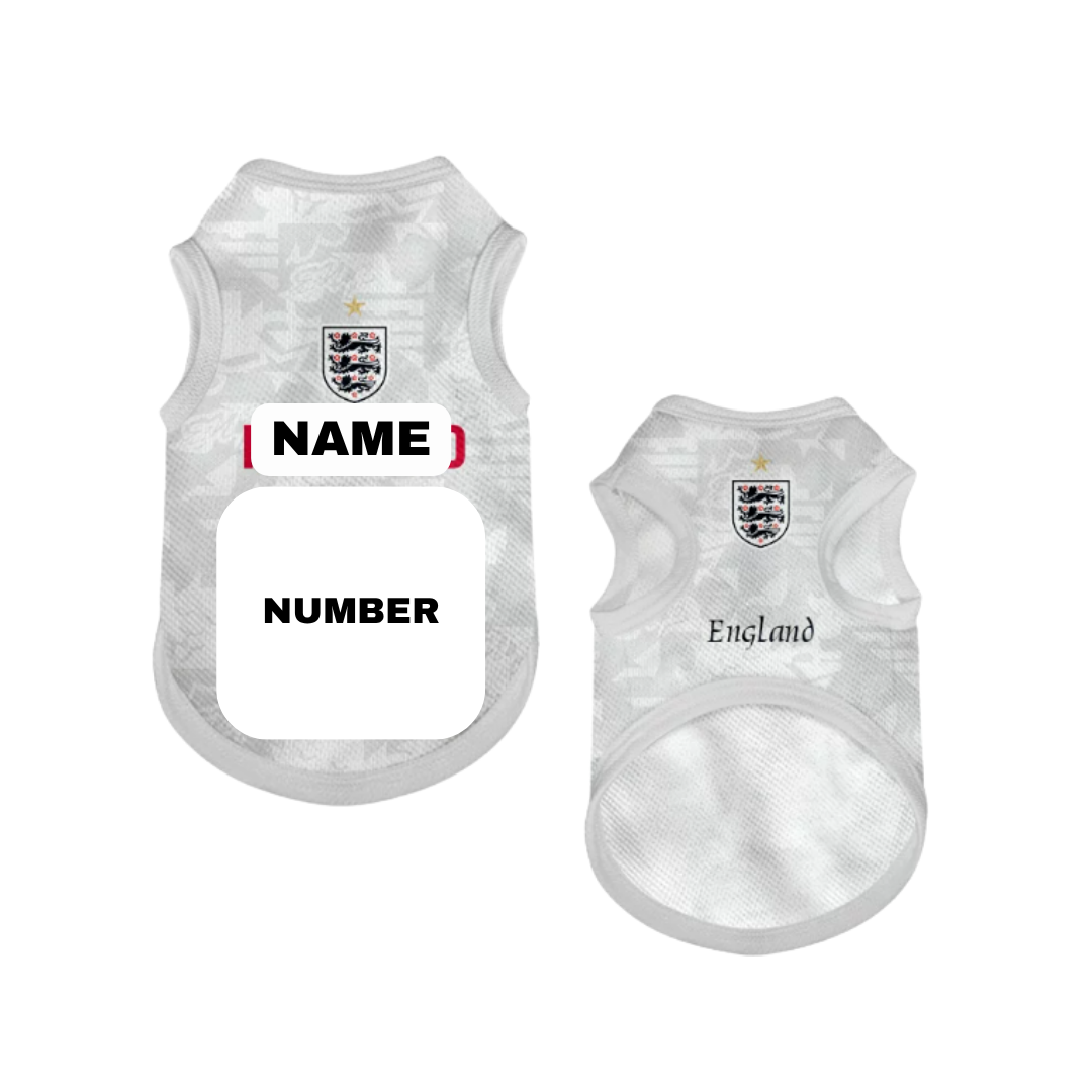 2026 world cup England team pet vest