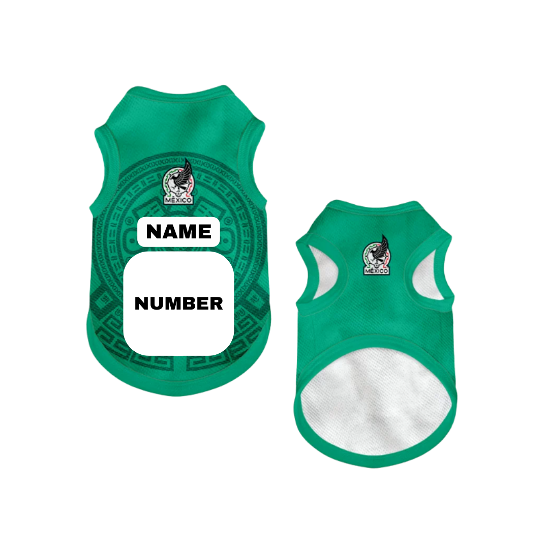 2026 world cup Mexico team pet vest