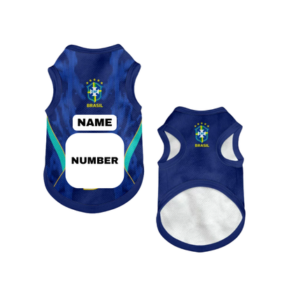 2026 world cup Brazil team pet vest