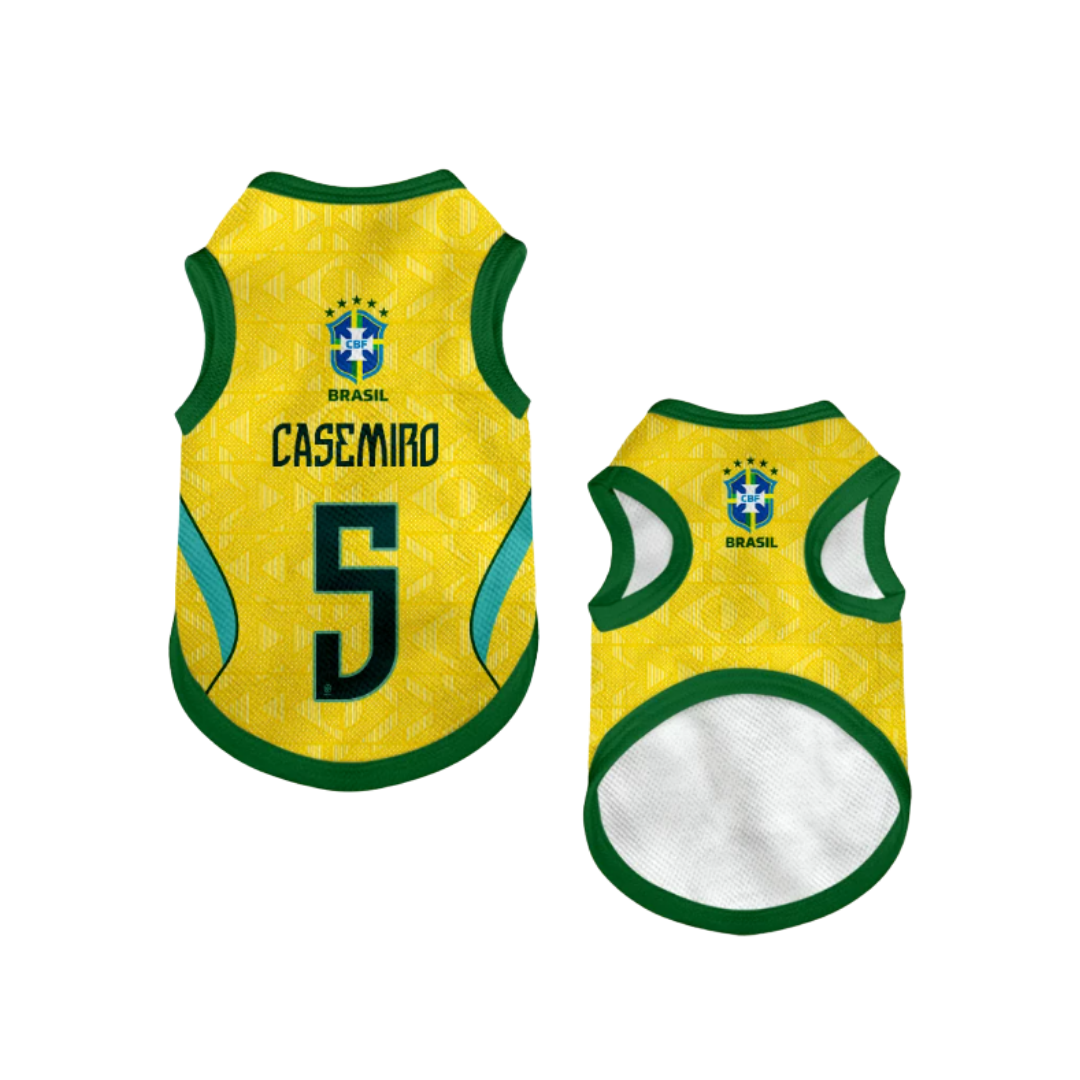2026 world cup Brazil team pet vest