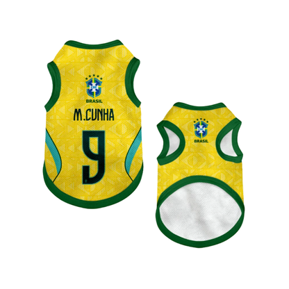 2026 world cup Brazil team pet vest