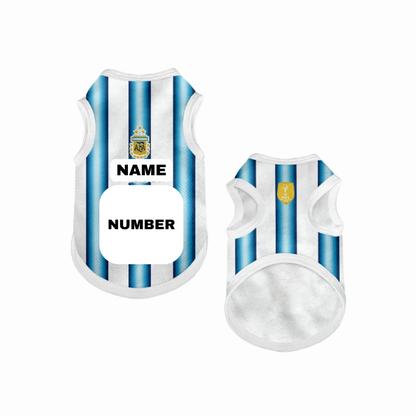 2026 world cup Argentina team pet vest