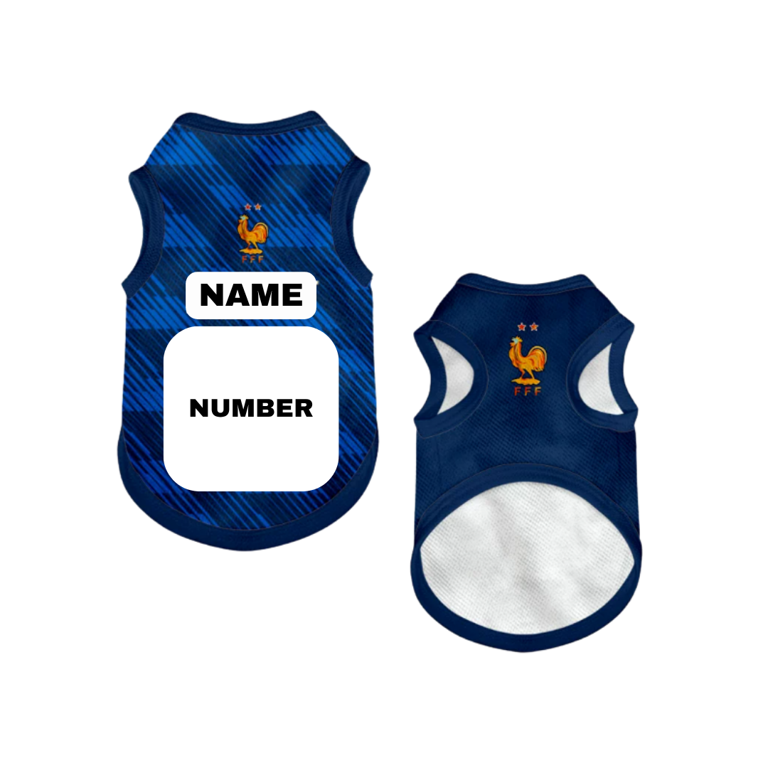 2026 world cup France team pet vest