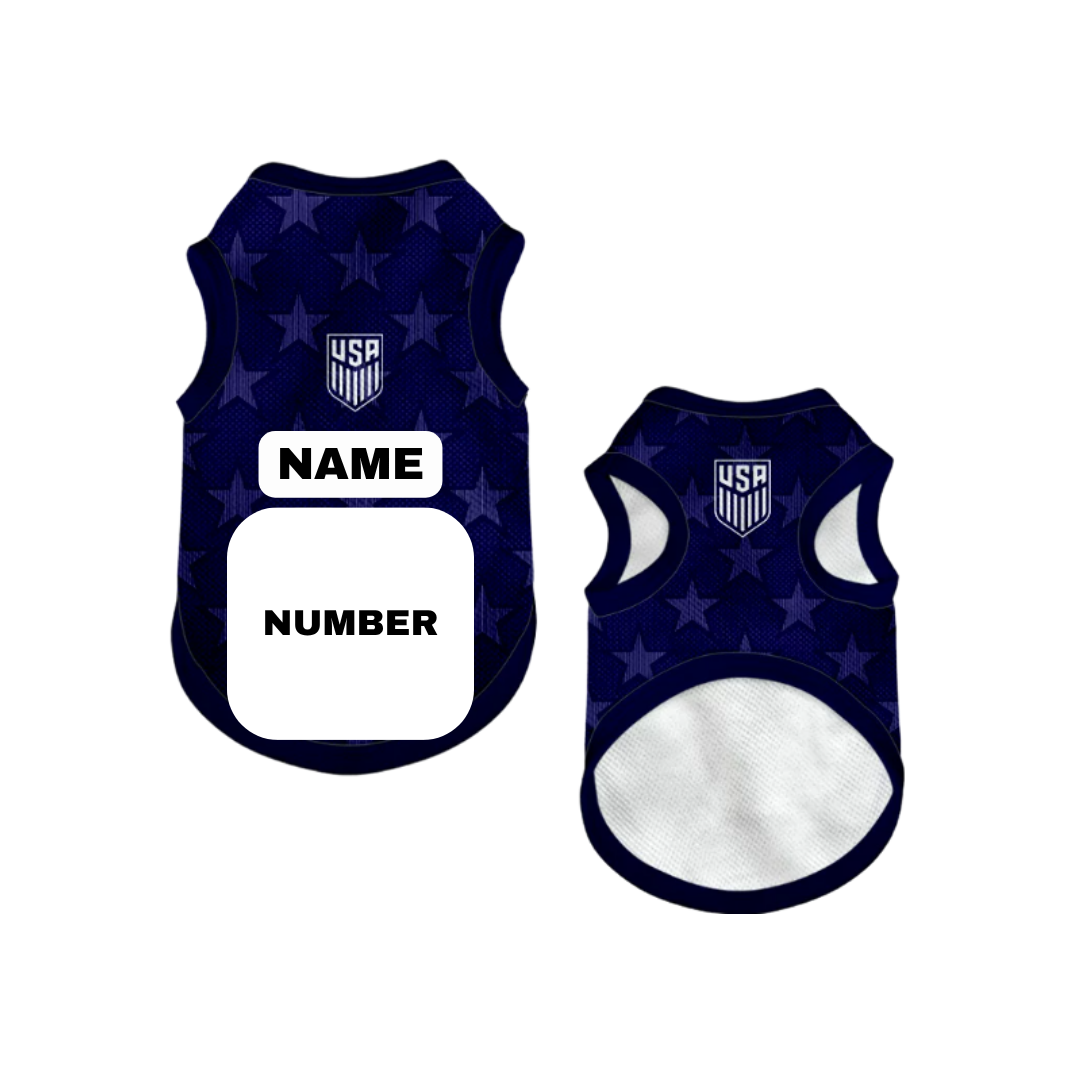 2026 world cup USA team pet vest