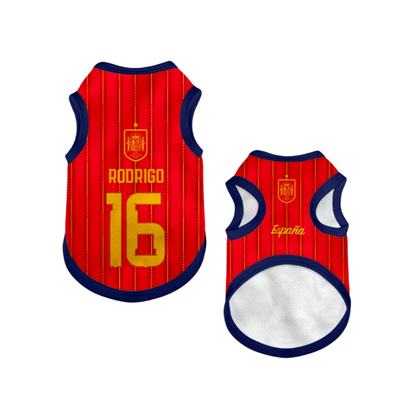 2026 world cup Spain team pet vest