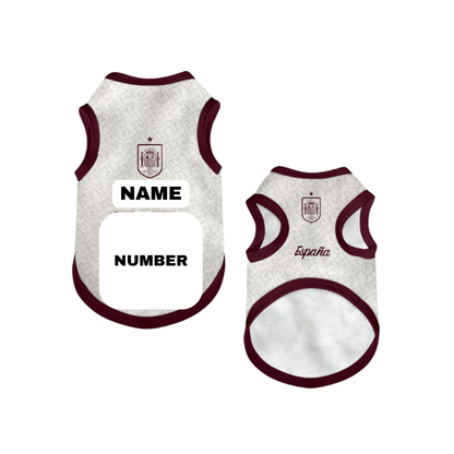 2026 world cup Spain team pet vest
