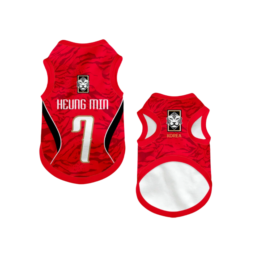 2026 world cup Korea team pet vest